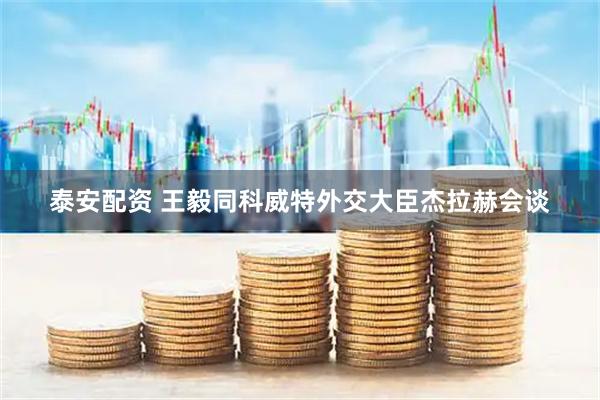 泰安配资 王毅同科威特外交大臣杰拉赫会谈